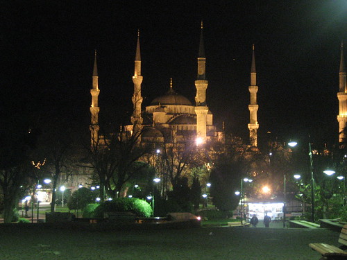 Night Shot of Blue Mosque