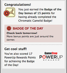 Kongregate Badge of the Day: Chromatic Camelid