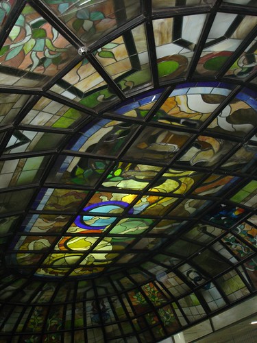 stained glass art. Stained Glass Ceiling