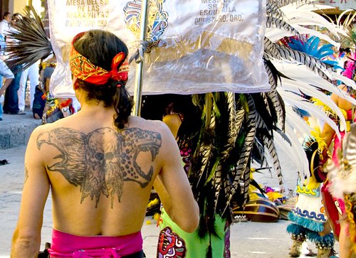 Tattooed Chichimeca Dancer - San Miguel de Allende