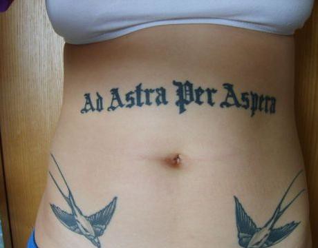 sayings tattoos. Latin Tattoo Sayings And