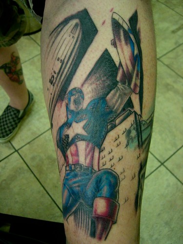 Captain America · comics · tattoos · tattoo