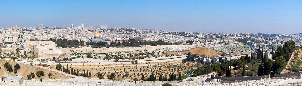 View from Mt. Olives, יְרוּשָׁלַיִם  Jerusalem 耶路撒冷