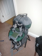 My big rucksack full of my stuff