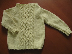 Finished!  Sweater with Cables #7