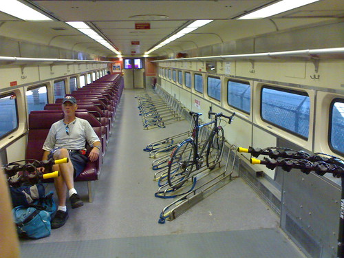 Rockport (Mass.) bound MBTA Train, Saturday.