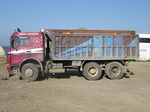 freightliner purple truck