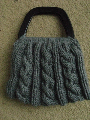 cabled purse 2