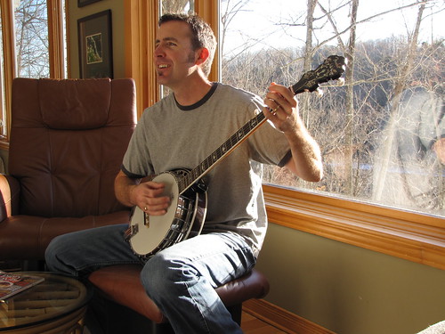 Mike on banjo