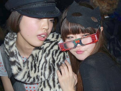 Naomi & Friend at Late Of the Pier after Party in Nagoya Japan