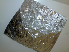 Aluminium foil "booster" bag