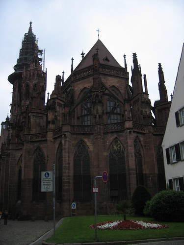 Back end of Freiburg Münster