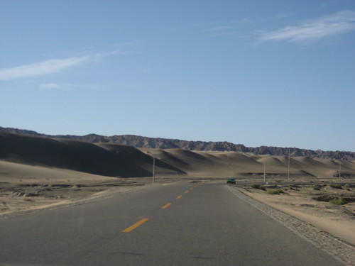 The road to Mogao Caves