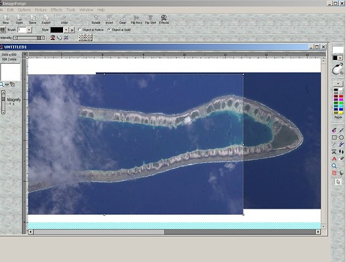Takume Atoll - Attach and Adjust Southern Section on top of Northern Section