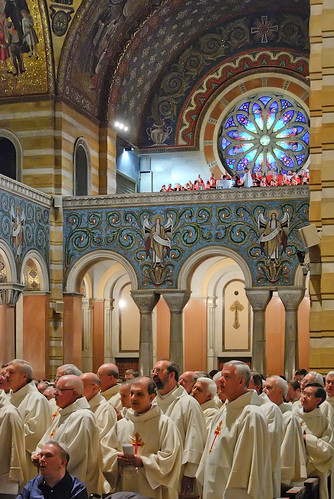 Cathedral Basilica of Saint Louis, in Saint Louis, Missouri, USA - Archbishop Burke Farewell Mass, priests of the Archdiocese 2