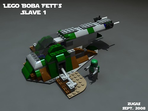 Slave 1 & Lego Boba Fett
