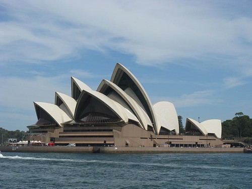 opera house from the ferry