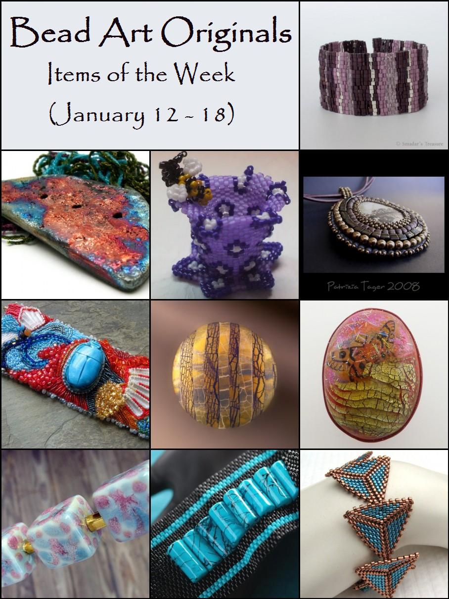 Bead Art Originals Items of the Week (1/12-1/18)