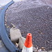street works_gravel and bags