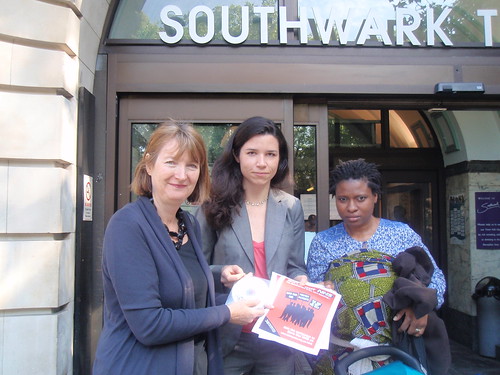NHS Petition hand in, Camberwell and Peckham