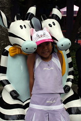 Darice and two zebras