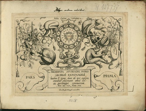 Archetypa studiaque patris - Joris Hoefnagel (1592) titlepage