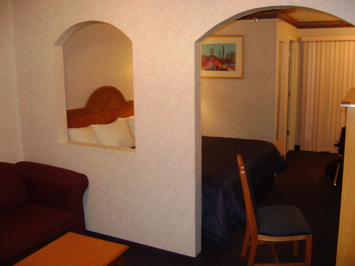 The difference between the Comfort Inn and the Grand Canyon Motel