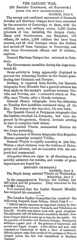 Article del diari The Times, del 10 de Juliol de 1875. On surt Vistabella del Maestrat