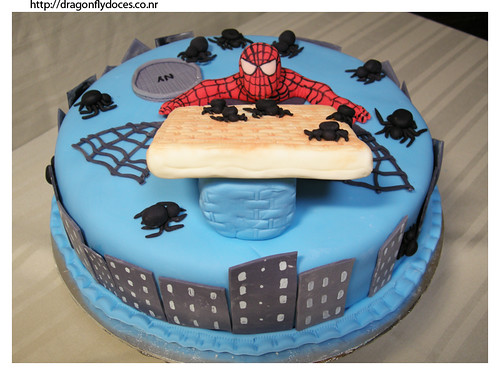 spiderman 3d cake. Spider-man Cake