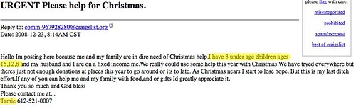 Urgent Please Help for Christmas.