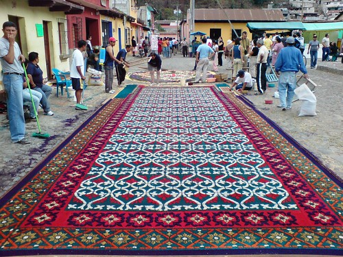 semana santa guatemala alfombras. Alfombra de aserrín para la