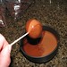 Cheesecake Pops - dipping into chocolate
