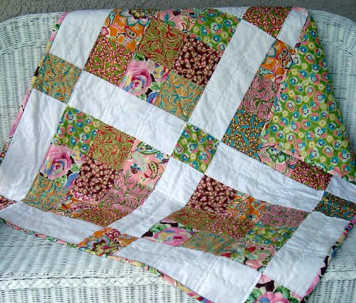 Small floral quilt