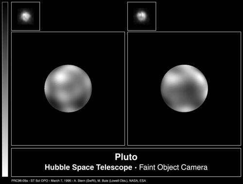 Pluto, Seen by Hubble