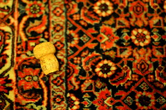 Tattinger Cork on Carpet