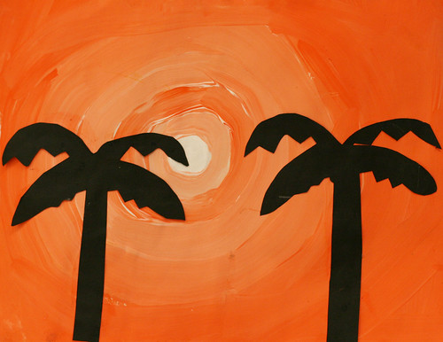 Madison C palm tree silhouette