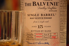 The Balvenie bottle 195 of 350
