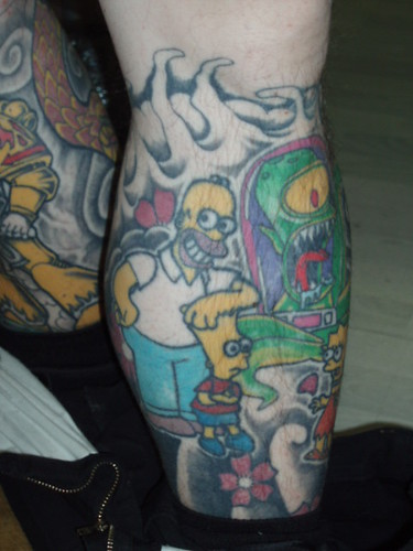 simpsons tattoos. The Simpsons Tattoo