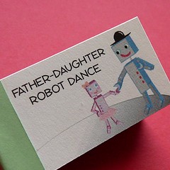 father-daughter robot dance