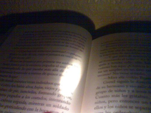 Leyendo con linterna