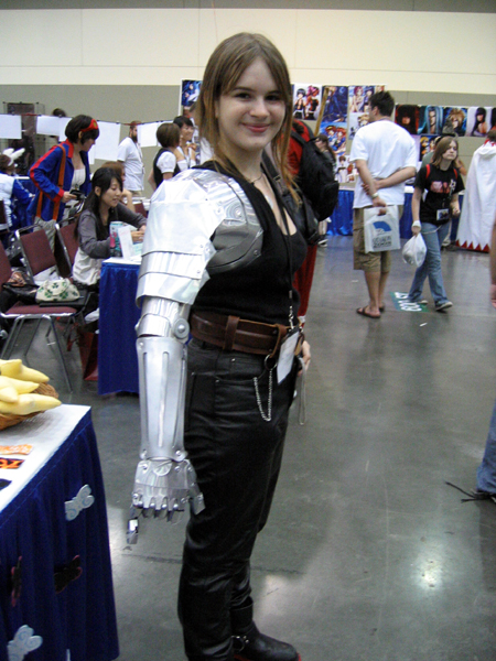 Metal-Armed Cosplayer (Click to enlarge)