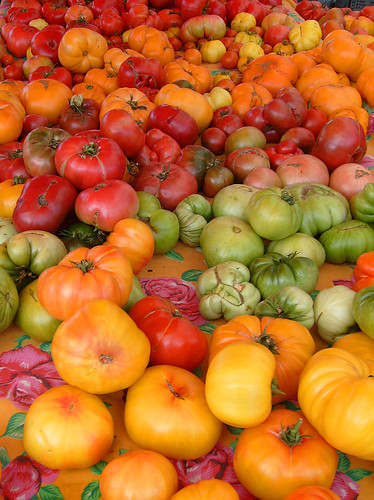 Gorgeous Tomatoes at the Farmer's Market