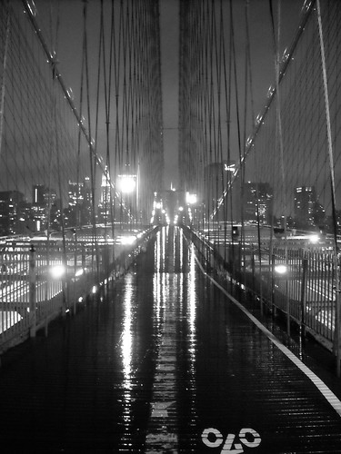 My Rainy Walk Across the Brooklyn Bridge