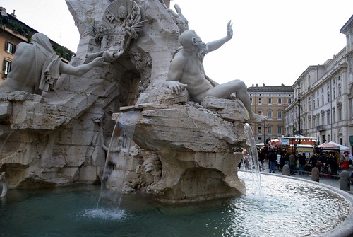 Fontana Dei Quattro Fiumi. Fontana dei quattro fiumi del