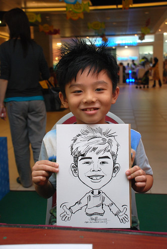 Caricature live sketching for Marina Square Day 2 - 8