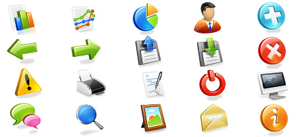 Web Application Icons by WebAppers