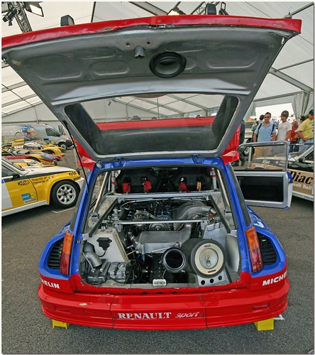 Renault 5 Maxi Turbo Rally Car Silverstone 2008 by Antsphoto