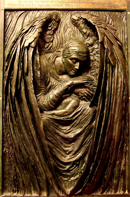 Part of Commemorative Relief of Triptych "Death crowning innocence"