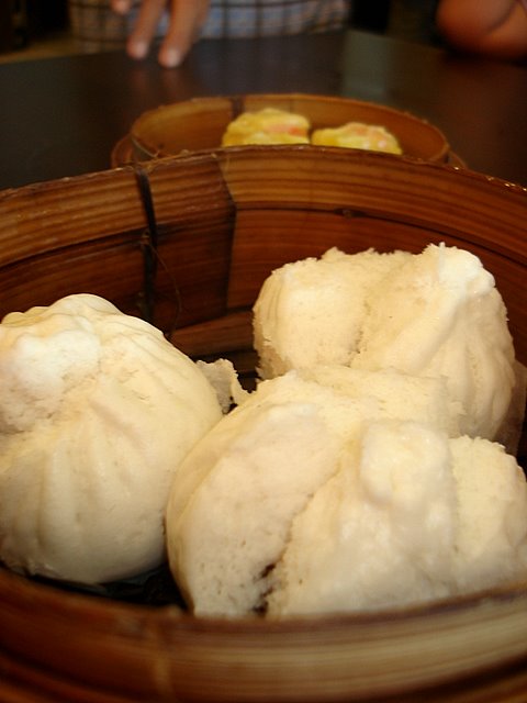 Char siew bau or steamed BBQ bun (RM3.50)