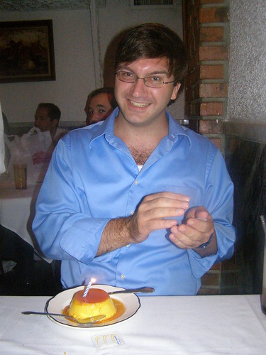 Happy Birthday! With Flan!